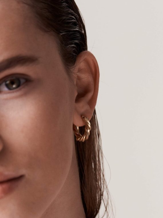 Twist Hoop Earrings