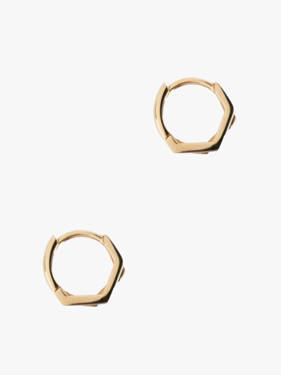 Rose-Tinted Angle Earrings